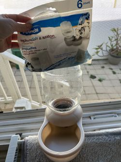 Small pet water bowl