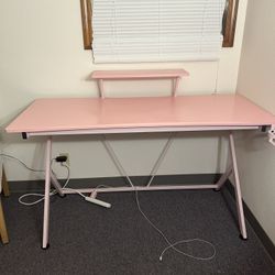 Pink Gaming Desk