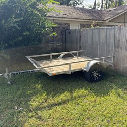 5x8 Galvanized Trailer