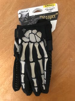 Skeleton gloves small