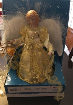 LED fiber optic angel 12 inch
