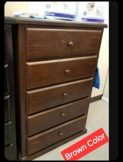 Cajoneras Madera 100% Pinewood / Dresser 5 Drawers