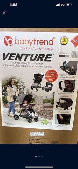 NEW- Baby Trend Venture 4-Wheel Stroller 