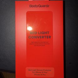 iPhone 17/16 Pro BodyGuardz Red Light Converter Glass Screen Protector