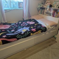 Twin Size Storage Bed