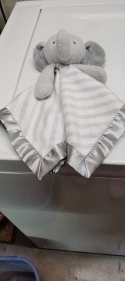 Cloud Island Elephant Baby Security Blanket 