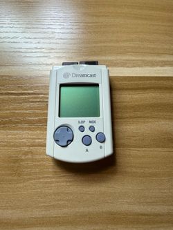 SEGA Dreamcast VISUAL MEMORY UNIT Only. VMU. WHITE. HKT-7000 -                     N72