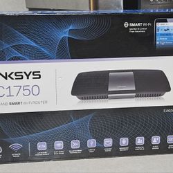 Linksys AC1750 Dual Band Smart Wi-Fi Router. Features advanced connectivity and smart Wi-Fi capabilities.


The Linksys EA6400 Wi-Fi Dual-Band AC1600 