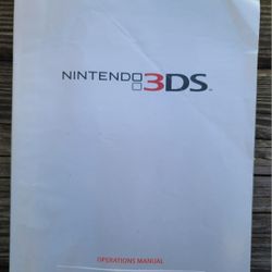 Nintendo 3DS Operations Manual