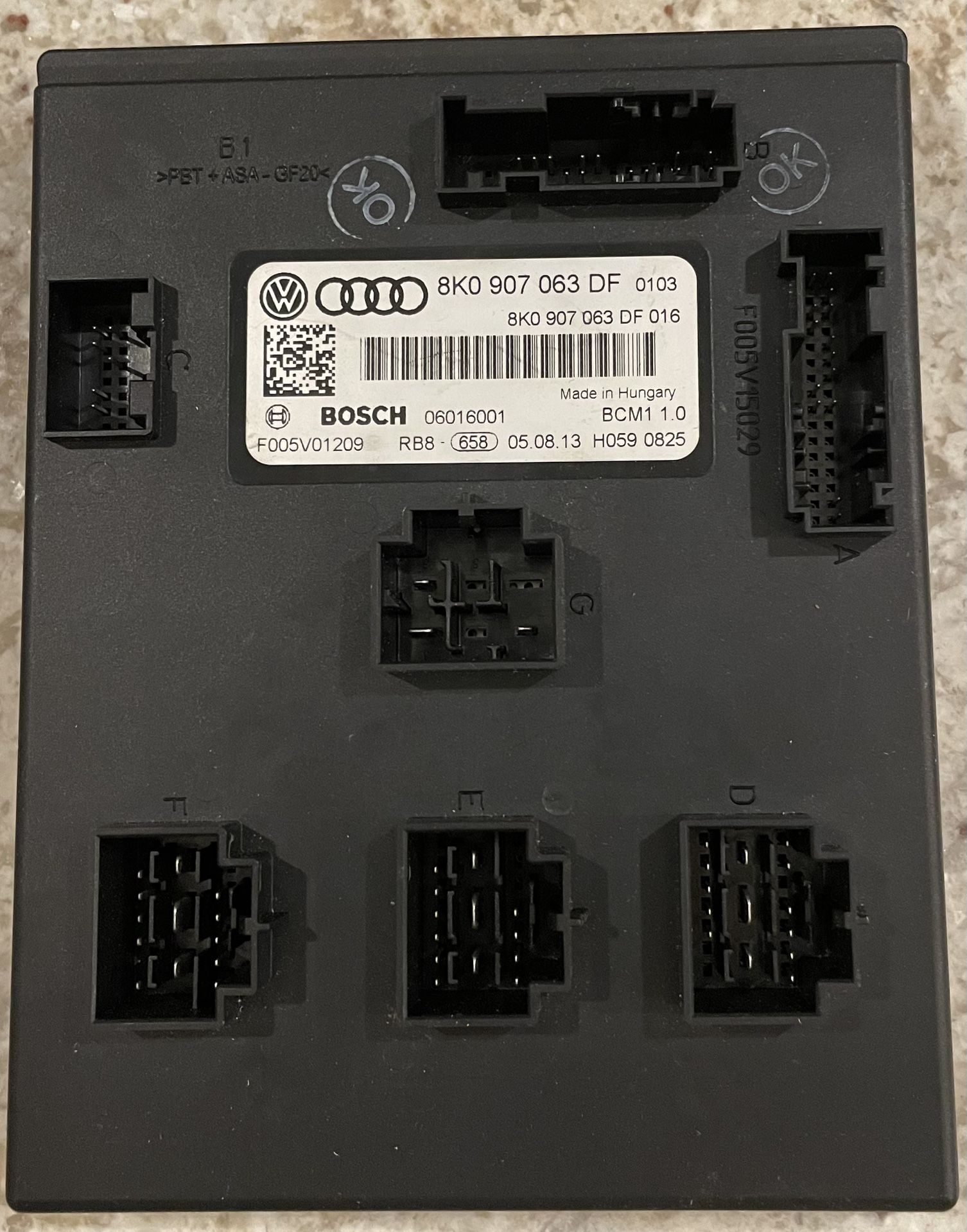 Control Module - Audi (8K0-907-063-DL)