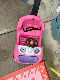 Pink toddler car!