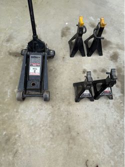 3 ton Jack with 2 jack stands