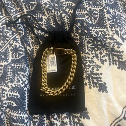 gold plated silver braclet