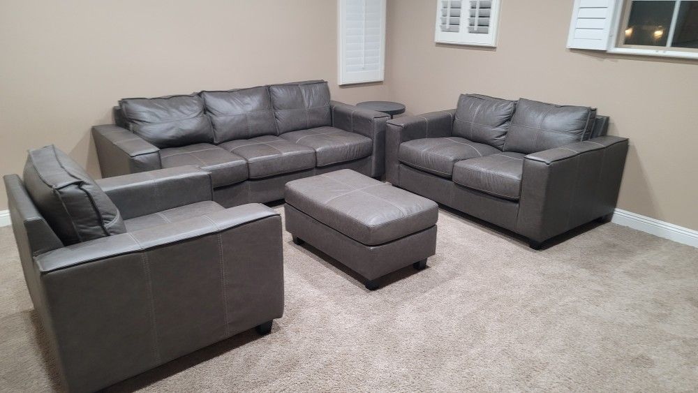 Ashley Furniture Trembolt Sofa Set, Bought $4500, Mint Cond, Includes Chair, Sofa, Love Seat & Ottoman2