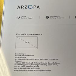 Portable Monitor  15.6 inch