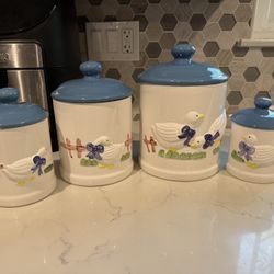 Kitchen Canisters For Flour, Sugar, Tea, Etc.