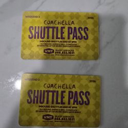 Coachella week 2 shuttle passes
