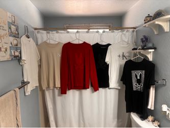 Psycho bunny Ax and CK shirts