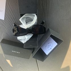 Prada Geometric Glasses 