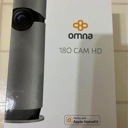 Camera Omna 180 Degree Cam, HD 1080P, Works with Apple HomeKit, Night Vision,