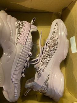 Steve Madden Light purple Rhinestone Chunky Sneakers
