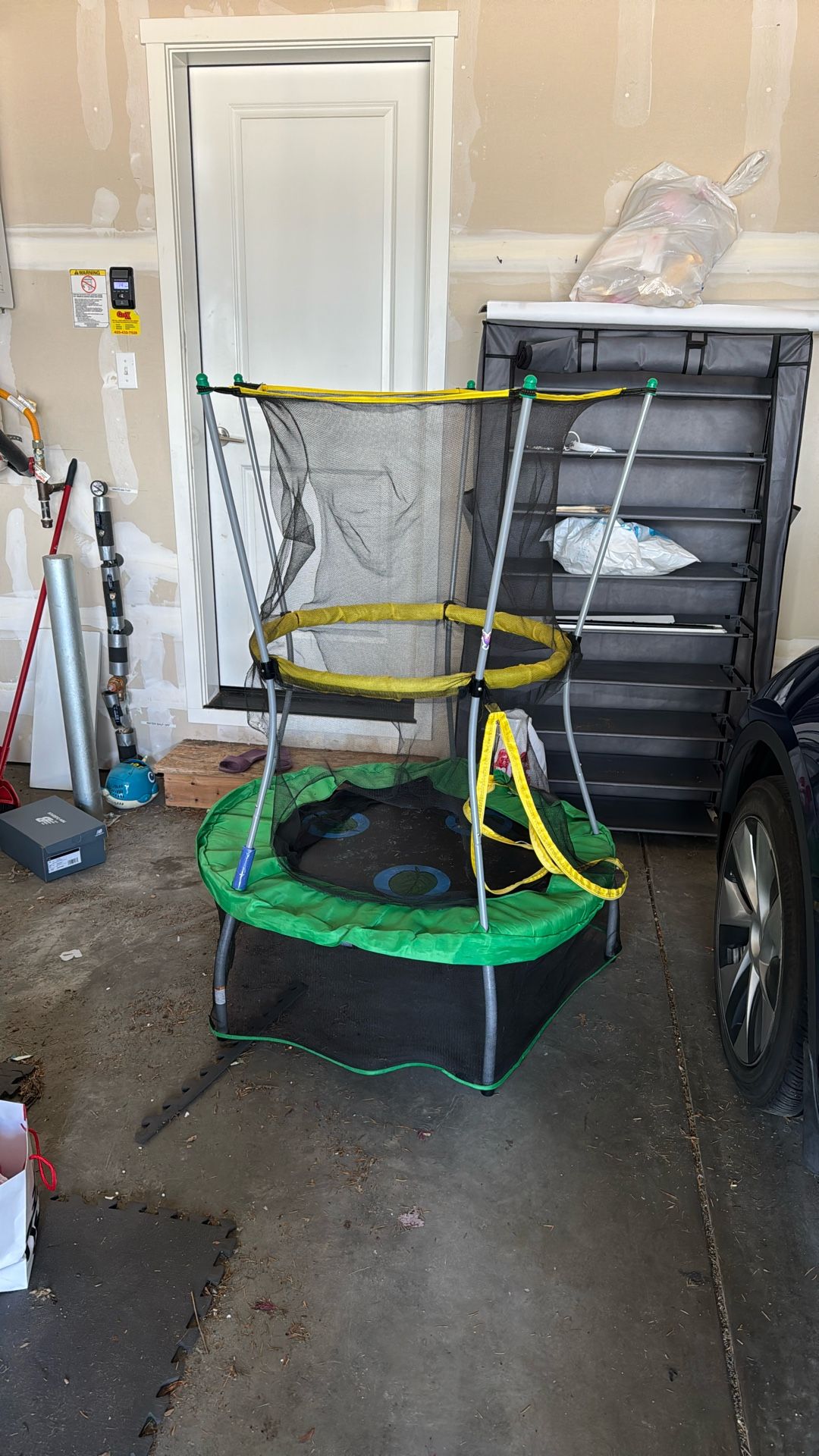 Skywalker Trampolines Mini Trampoline with Enclosure Net