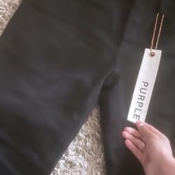 Black Purple jeans Size 32