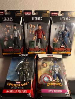 Marvel Legends Lot | Shang-Chi, Vulture, Civil Warrior & Death Dealer | NIB