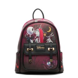 The Nightmare Before Christmas Mini Backpack Vegan Leather Small Backpack Purse