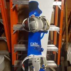 Snowboard With Bindings- Ride 152cm