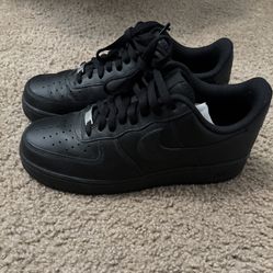 Nike Air Force 1’s (Black)