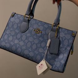 Blue Coach Bag