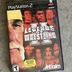 PS2 Game, Legends of Wrestling 2