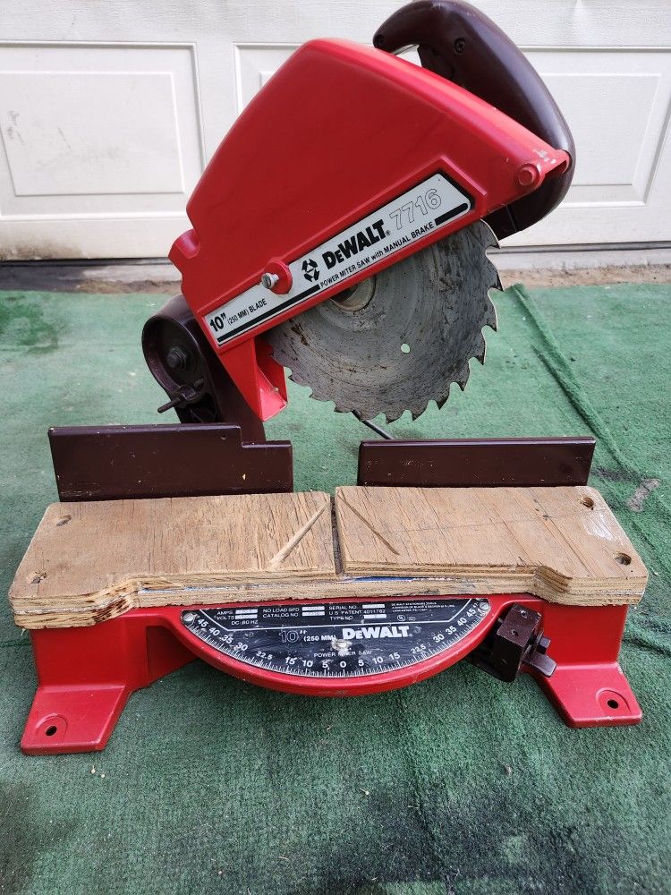 10" Power Miter Saw Dewalt  7716