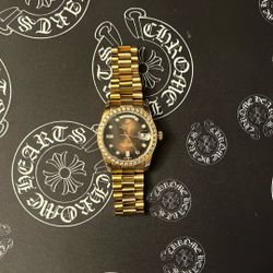 36MM Rose Gold Day Date Watch 