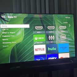 TCL 55” 4K Roku TV