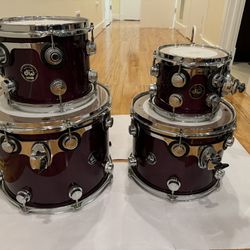 DW Collector's Series Drum Set 5pc Purple See Through Lacquer