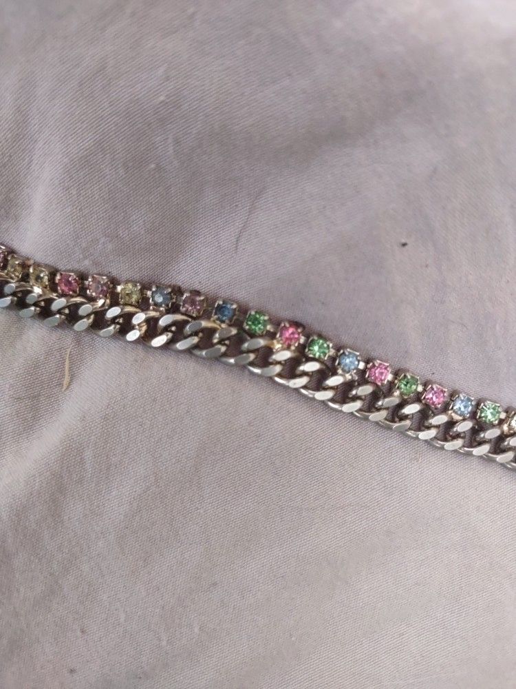 Womens Gem Tennis Bracelet