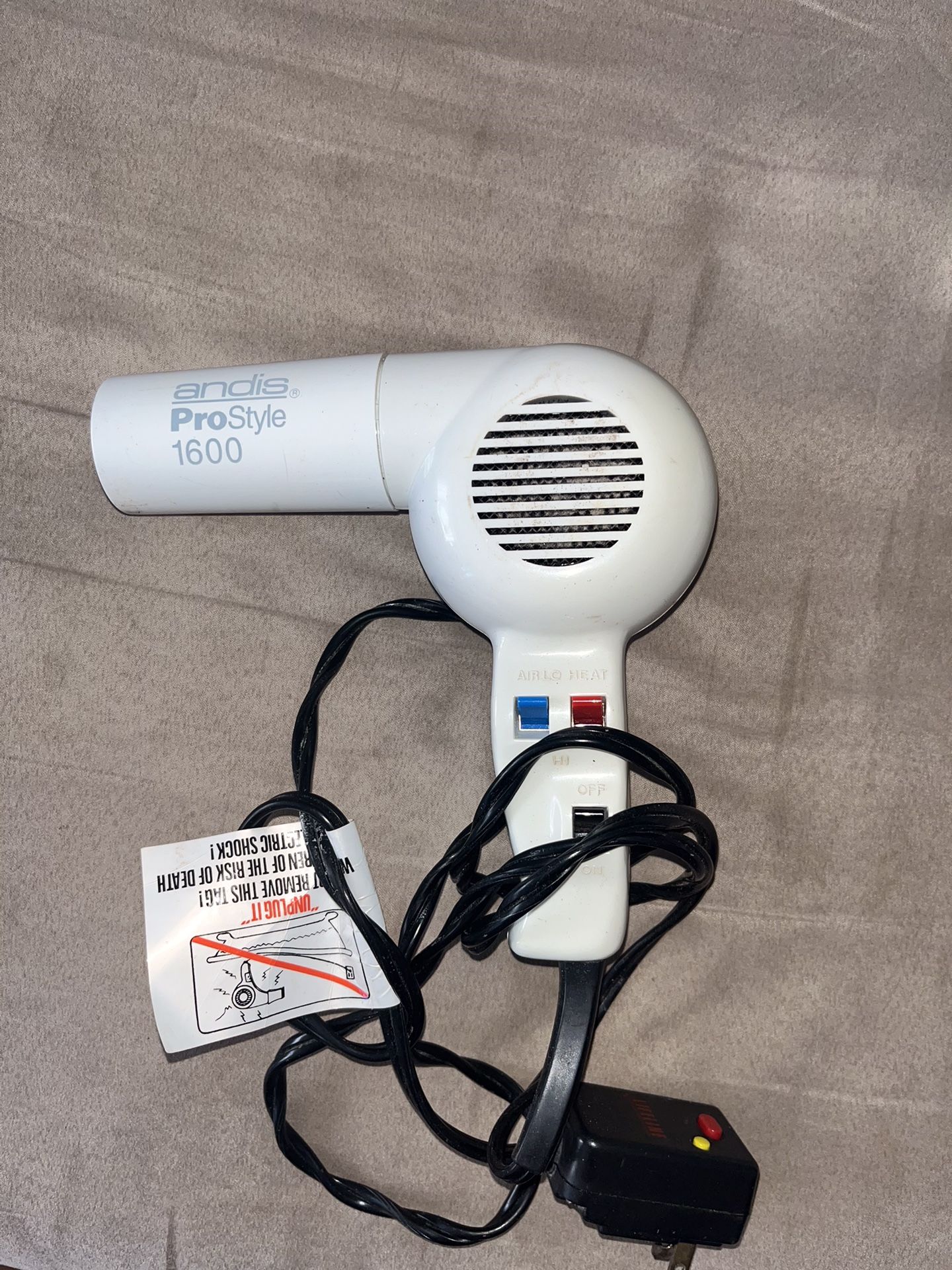 Andis Pro style 1600 Hairdryer
