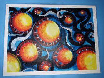 12x16 original. Acrylic canvas painting