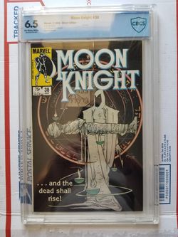 Moon knight 38 cbcs graded 6.5