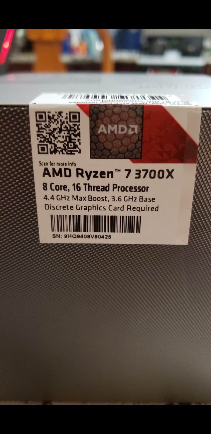 AMD 3700X CPU - Used