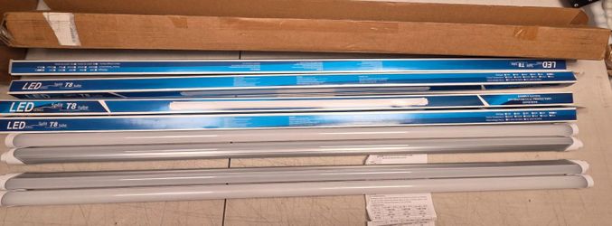 LightingWill T8 LED Tube Light – 4FT / 18W / Warm White – 4 Pack #2075M R6