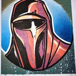 2025 Topps Star Wars chrome Silver Foil Sketch- Eric Medina- Emperor Royal Guard