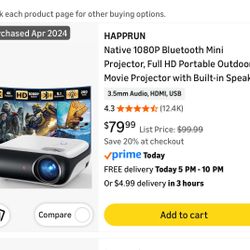 Home Theater Projector LED