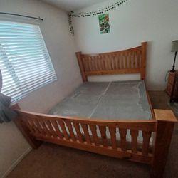 King Bed Frame and Box Spring