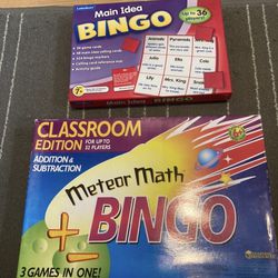 Available ✅Lot Of 2 EDUCATIONAL bingo Kid’s Games, Lakeshore And Learning Resources $20 For Both