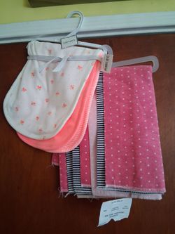 Baby basics & receiving blankets new