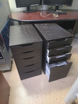 Ikea Wood Filing Drawers
