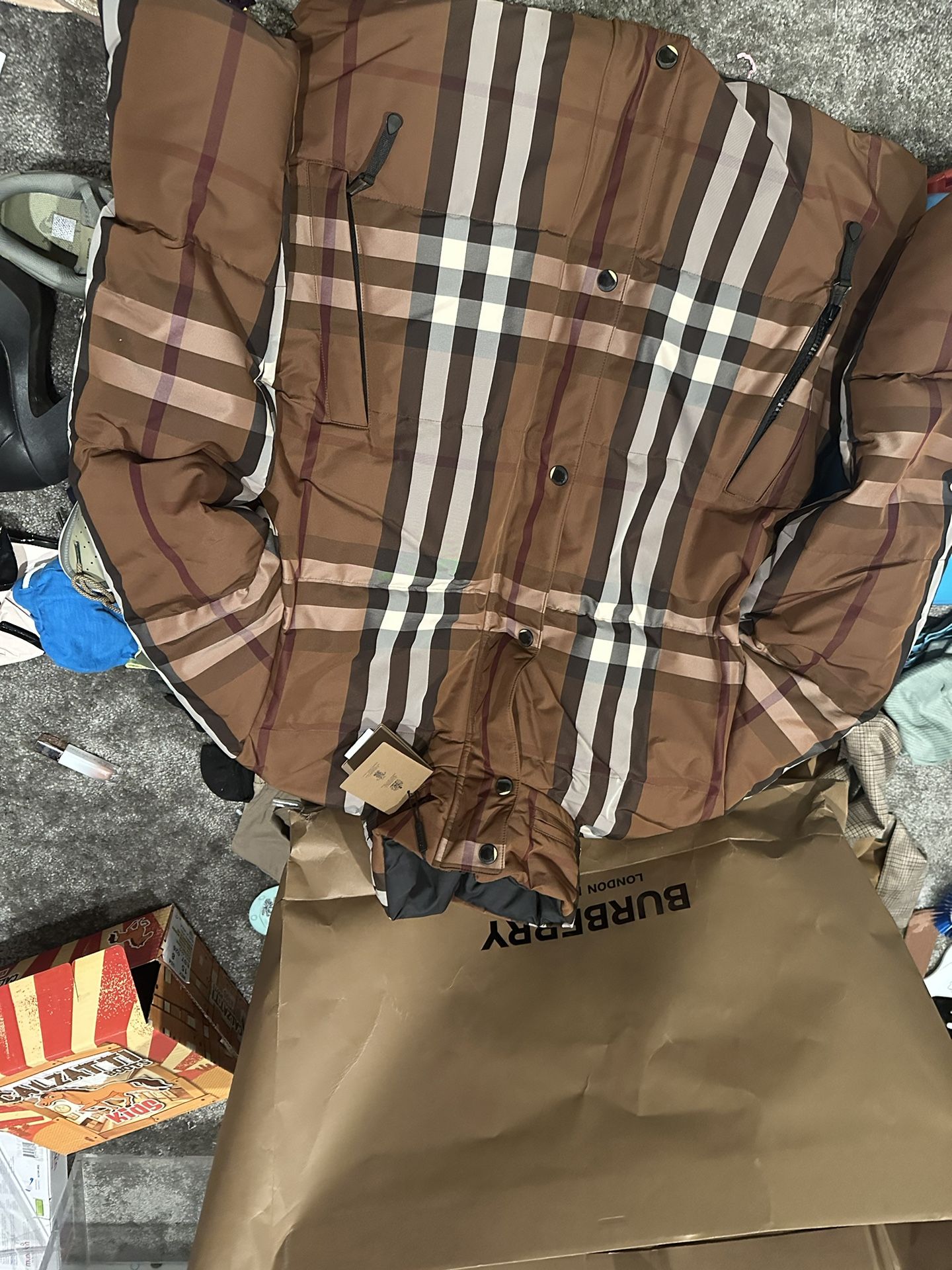 New Burberry Jacket Large